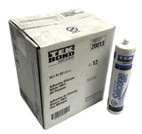 Tek Bond White 100% Silicone Caulk Adhesive All Purpose 10.1 OZ (12 Pack)