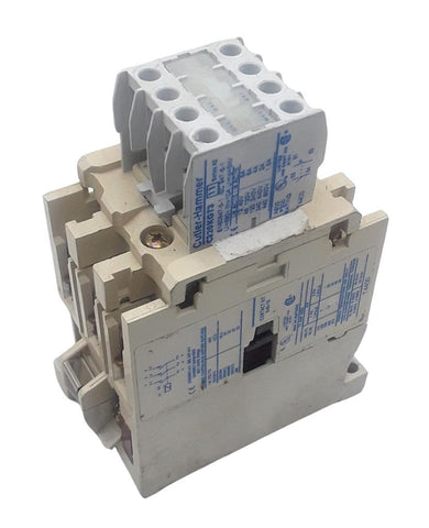 Cutler Hammer CE15CNS3BB NEMA Contactor & Aux Contact 3-Pole 220/240V 7A 50/60Hz