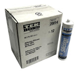 Pallet of 1200 Tek Bond Clear 100% Silicone Caulk Adhesive All Purpose 10.1 OZ