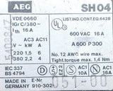 AEG 910-302-051-11 Miniature Contactor 16A 600V AC