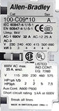 Allen Bradley 100-C09*01 Contactor 50/60Hz 1NC 25A Encl 600VAC Max