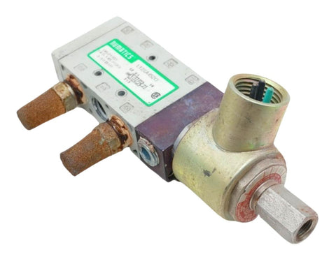 Numatics L12XA4520 Solenoid Control Valve 1/4"NPT 120VAC 14.5-145PSIG 1-10BAR