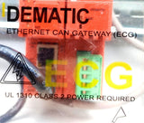 Dematic ECG Ethernet Can Gateway Hilscher NT 100-RE-DN/DEMA W/ Hoffman Box