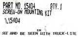 Trucklite TL-15404 Screw-on Mounting Kit