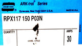 Crouse-Hinds ARK-trol RPX117-150-P03N Plug 30A 480V