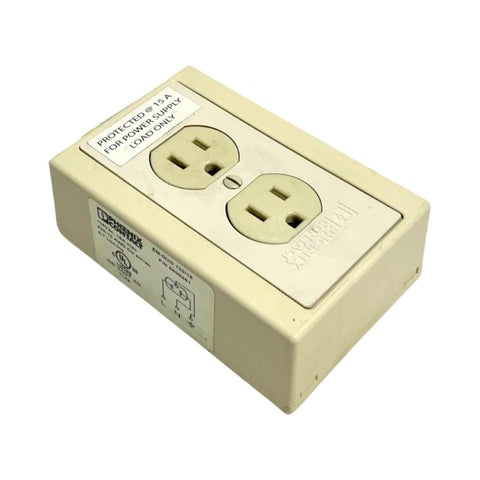 (Lot of 3) Phoenix Contact 5600461 Outlet Receptacle 2-Port 125VAC 15A