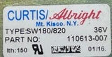 Curtis Albright SW180/820 Contactor Relay Coil 36V