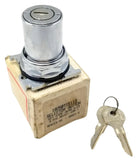 Cutler-Hammer 10250T15113 Selector Switch Key Operated 2 Position With Keys