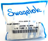 Swagelok PFA-820-9 Union Elbow R18FJ00061 1/2"x1/2" Tube