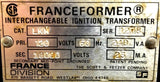 Franceformer LKM-1278 Interchangeable Ignition Transformer Pri 120V 60Hz 240VA