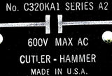 Cutler-Hammer C320KA1 Auxiliary Contact