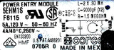 Corcom 5EHM1S Power Entry Module 5A 120V 50-60Hz