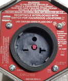 Cooper Crouse Hinds ENRC21202 Explosion Proof Receptacle 20A 250VAC Model-M3