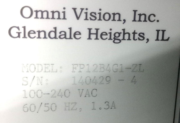 Omni Vision FP12B4G1-ZL Color CRT Monitor 14