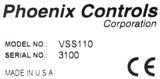 Phoenix Controls VSS110 Sash Sensor Gray