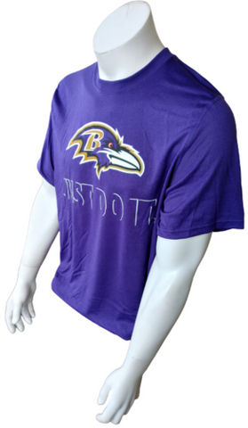 Nike Dri-Fit Men's Baltimore Ravens Just Do It NFL Football Purple Shirt Size L