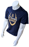 Nike Dri-Fit Men's NFL St. Louis Rams Football Navy Short Sleeve Shirt Size S