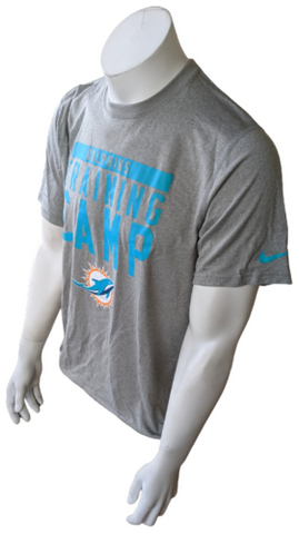 Nike Dri-Fit Men's New Miami Dolphins Training Camp NFL Gray Shirt Size Medium