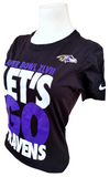 Nike Women's Baltimore Ravens Super Bowl XLVII Black Slim Fit Shirt