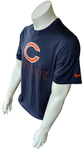 Nike Dri-Fit Men's Chicago Bears Just Do it NFL Football Navy Shirt Si –  Surplus Select