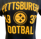 Nike Women's Pittsburgh Steelers Football 1933 Black Slim Fit Shirt Size Medium