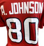 Nike Men's Houston Texans Andre Johnson #80 Red NFL Football Shirt Size Small