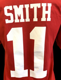 Nike Men's San Francisco 49ers Alex Smith #11 Red NFL Football Shirt Size Small