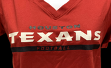 Nike Dri Fit Women's Houston Texans Football Red Short Sleeve Shirt NFL T-Shirt