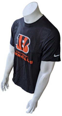 Nike Dri-Fit Men's Cincinnati Bengals NFL Black Short Sleeve Shirt Size Medium