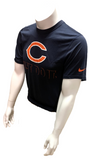 Nike Dri Fit Men's Chicago Bears Just Do It Navy Short Sleeve Shirt NFL T-Shirt