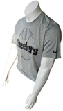 Nike NFL Team Apparel Men's Dri-Fit Pittsburgh Steelers NFL Gray Shirt Size M