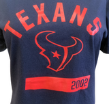 Nike NFL Team Apparel Women's Houston Texans 2002 Navy Shirt Size Medium