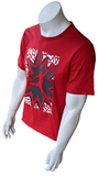 Nike Jordan Men's Jumpman Graphic Red Short Sleeve Shirt Size Medium