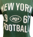 Nike Women's New York Jets Football 1960 Green Short Sleeve Slim Fit Shirt M