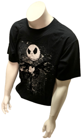 Disney Nightmare Before Christmas Jack Skellington Black Short Sleeve T-Shirt L