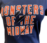 Nike Women's Chicago Bears Monsters Of The Midway Navy Slim Fit Shirt Size XS