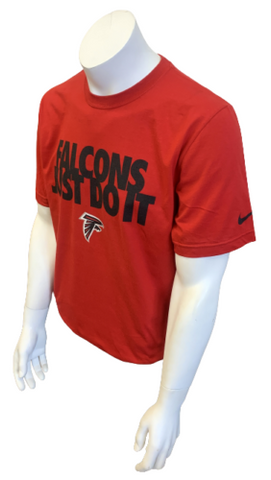 Nike Men's Atlanta Falcons Just Do It NFL Football Short Sleeve Shirt Size Large