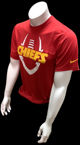 Nike Dri Fit Men's Kansas City Chiefs Red Short Sleeve Shirt NFL T-Shirt