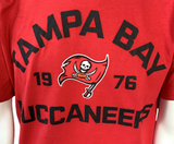 Nike NFL Team Apparel Men's Tampa Bay Buccaneers 1976 Red Short Sleeve Shirt L