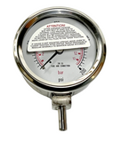 Swagelok 0-200 PSI Pressure Gauge 0-13 Bar Bottom Mount