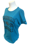 Nike Women's Jacksonville Jaguars Football 1995 Teal Slim Fit Shirt Size Large