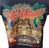 Anvil Men's Ron Jon Surf Shop Rockidols Cocoa Beach Fl Black Shirt Size Large