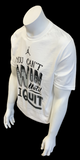 Nike Jordan Men's You Cant Win Until I Quit Jumpman Graphic White Shirt Size XL