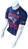 Nike Dri-Fit Men's Property of New England Patriots XLIX Champions Navy Shirt S