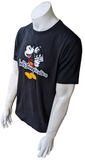 Disney Men's Mickey Mouse Walt Disney Studios Black Short Sleeve Shirt Size M