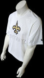 Nike Dri-Fit Men's New Orleans Saints Just Do It NFL Football White Shirt Size S