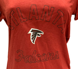 Nike Dri Fit Women's Atlanta Falcons Red Short Sleeve Shirt NFL Football T-Shirt