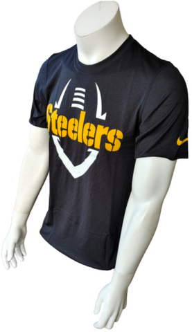 Nike Dri-Fit Men's Pittsburgh Steelers Football Black Short Sleeve NFL Shirt