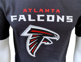 Nike NFL Team Apparel Men's Atlanta Falcons Black Short Sleeve Shirt Size Small