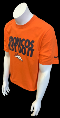 NFL Team Apparel T-Shirt Mens Tag Size XL Short Sleeve Denver Broncos  Orange